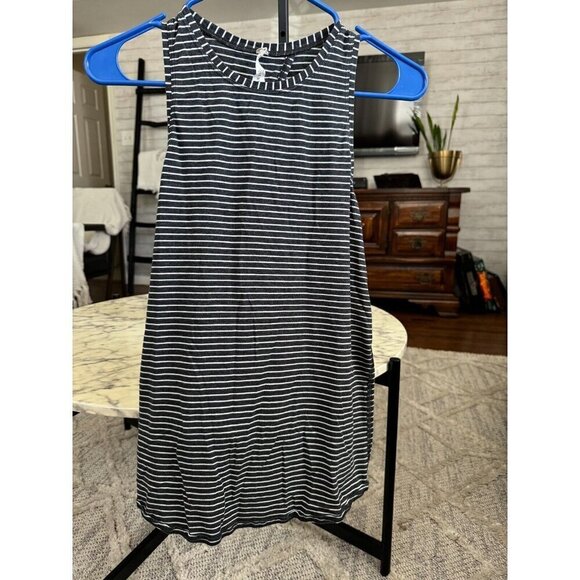 Lululemon All Tied Up Tank Modern Stripe Heathered Black White Womens Size 6 - Picture 3 of 7